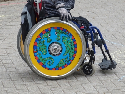 Grafika - wózek inwalidzki